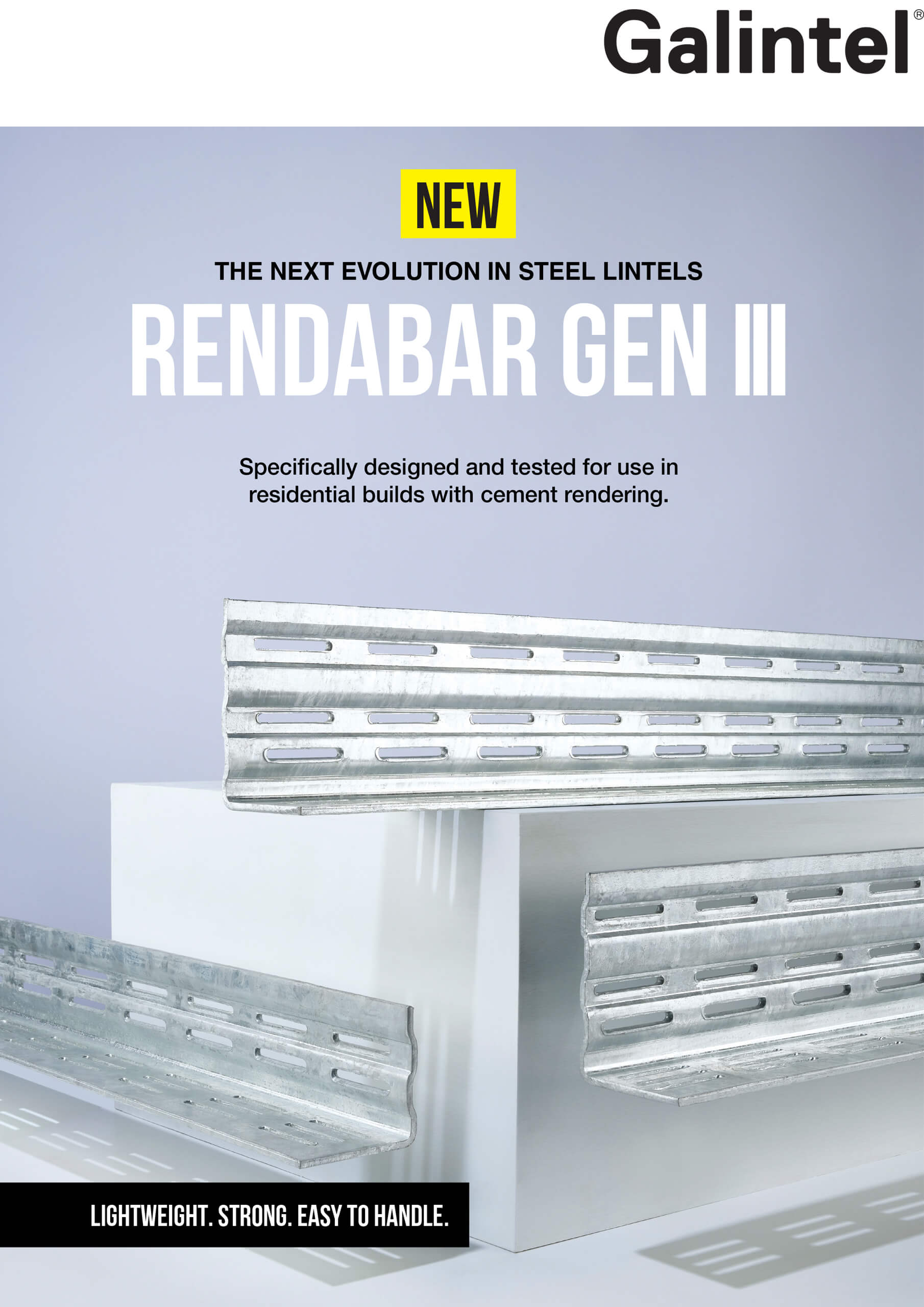 Steel Lintels - Rendabar Gen III